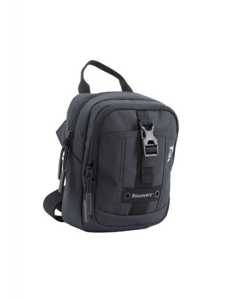 Bolso Bandolera Doble Discovery Shield Negro Bolso Bandolera Doble Discovery Shield Negro