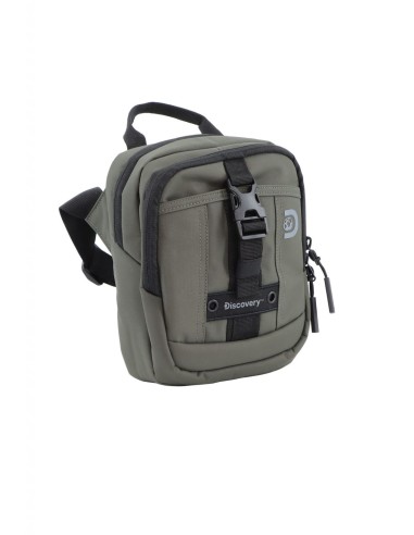 Bolso Bandolera Doble Discovery Shield Kaki