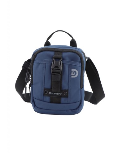 Bolso Bandolera Doble Discovery Shield Azul