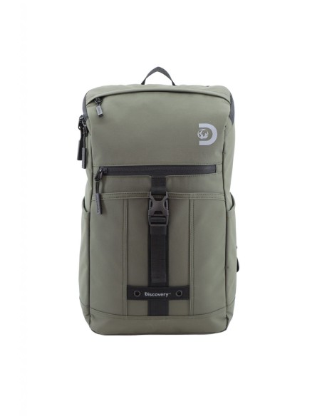 Mochila Portaordenador Doble Discovery Shield Kaki