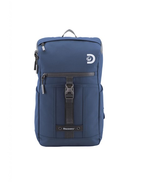 Mochila Portaordenador Doble Discovery Shield Azul Mochila Portaordenador Doble Discovery Shield Azul