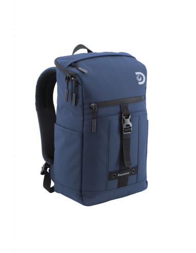 Mochila Portaordenador Doble Discovery Shield Azul