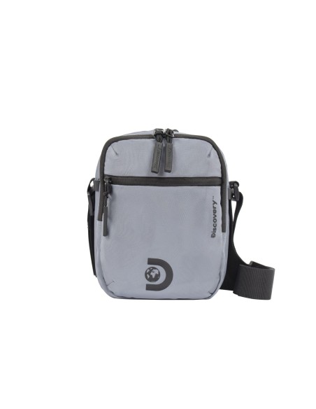 Bolso Bandolera Doble Discovery Metropolis Gris