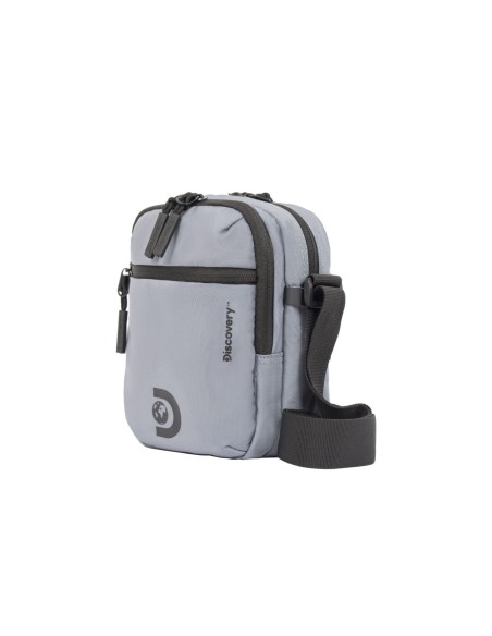 Bolso Bandolera Doble Discovery Metropolis Gris