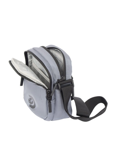 Bolso Bandolera Doble Discovery Metropolis Gris