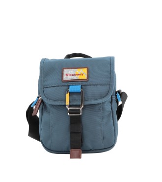 Bolso Bandolera C/Solapa Discovery Icon Azul Petroleo