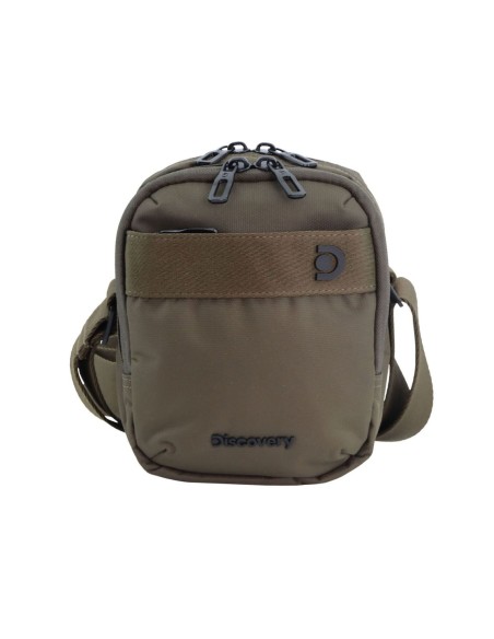 Bolso Bandolera Doble Discovery  Downtown Kaki Bolso Bandolera Doble Discovery  Downtown Kaki