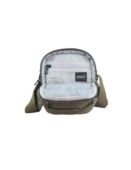 Bolso Bandolera Doble Discovery  Downtown Kaki Bolso Bandolera Doble Discovery  Downtown Kaki