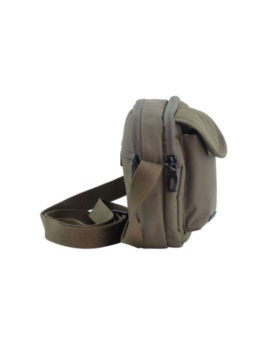 Bolso Bandolera Doble Discovery  Downtown Kaki