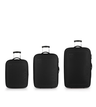 Set 3 Maletas C22-M-L Gabol Orbit Negro