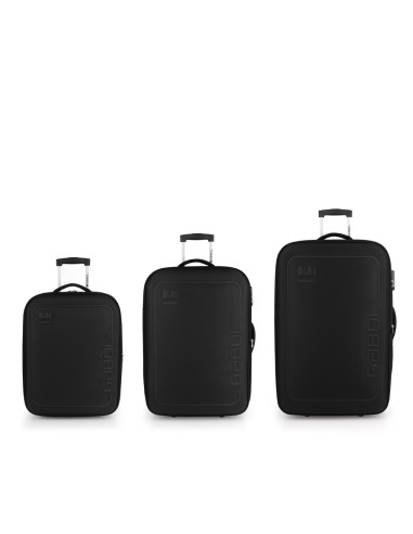 Set 3 Maletas C22-M-L Gabol Orbit Negro