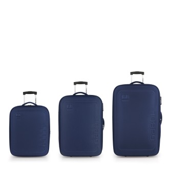 Set 3 Maletas C22-M-L Gabol Orbit Azul