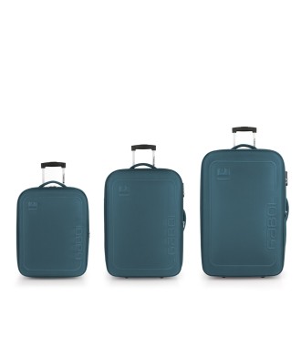 Set 3 Maletas C22-M-L Gabol Orbit Turquesa