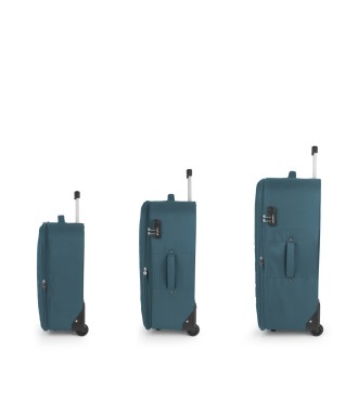 Set 3 Maletas C22-M-L Gabol Orbit Turquesa 2