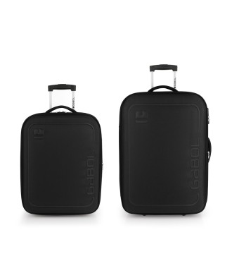 Set 2 Maletas C22-M Gabol Orbit Negro