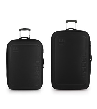 Set 2 Maletas M-L Gabol Orbit Negro
