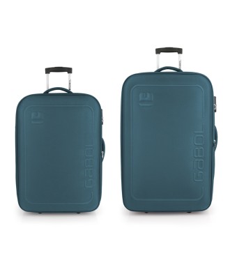 Set 2 Maletas M-L Gabol Orbit Turquesa