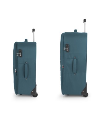 Set 2 Maletas M-L Gabol Orbit Turquesa 2