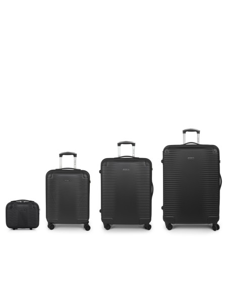 Set 3 Maletas C22-M-L + Neceser Gabol Balance Xp Gris