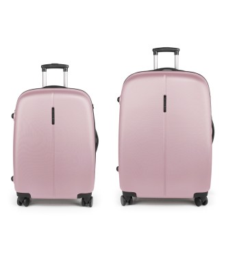 Set 2 Maletas M-L Gabol Paradise Xp Rosa
