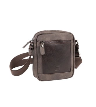 Bolso Bandolera Matties Canvas 40161-80 Marrón