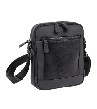 Bolso Bandolera Doble Matties Canvas 40163-20 Negro