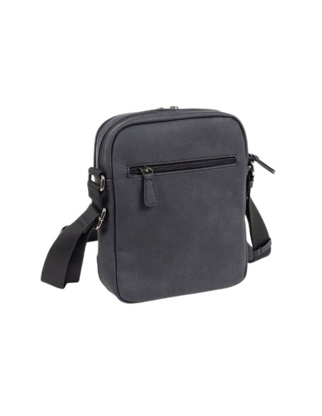 Bolso Bandolera Doble Matties Canvas 40163-20 Negro Bolso Bandolera Doble Matties Canvas 40163-20 Negro