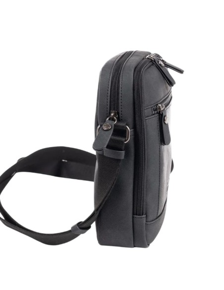 Bolso Bandolera Doble Matties Canvas 40163-20 Negro Bolso Bandolera Doble Matties Canvas 40163-20 Negro