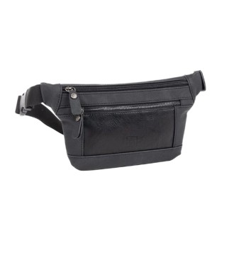 Riñonera Plana Matties Canvas 40166-20 Negro