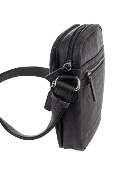 Bolso Bandolera Doble Juvenil Matties 40171-20 Negro Bolso Bandolera Doble Juvenil Matties 40171-20 Negro