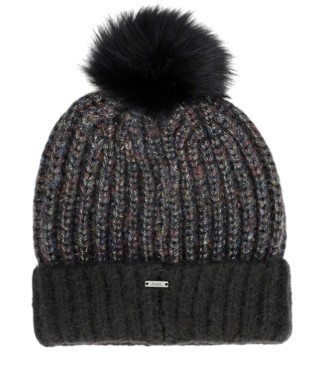 Anekke Gorro De Punto Con Pompón Negro 2