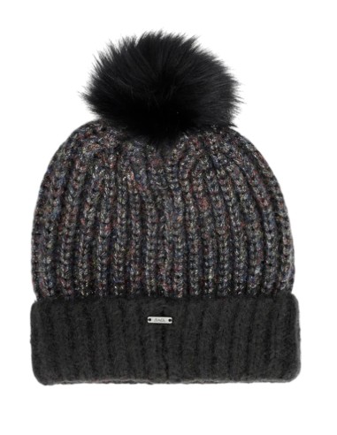 Anekke Gorro De Punto Con Pompón Negro