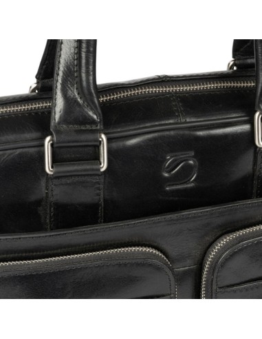 Portaordenador Piel Matties Negro | Comprar Portaordenador Piel Mat...