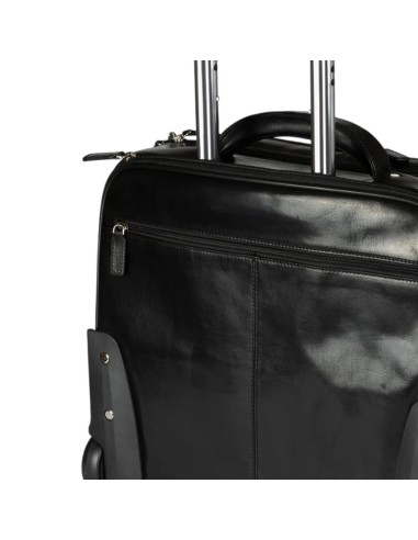 Portaordenador Piel Con Ruedas Matties Negro | Comprar Portaordenad...