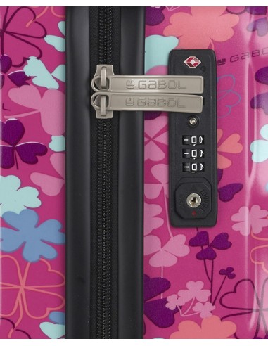 Set de maleta cabina y mediana Gabol CLOVER