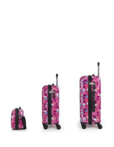 Set de maleta de cabina, mediana y neceser Gabol CLOVER