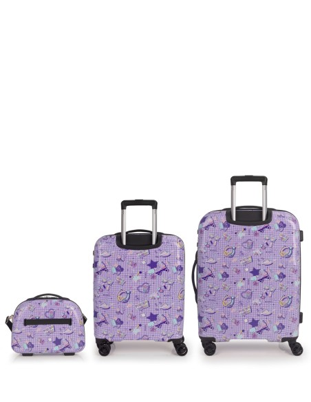 Set de maleta de cabina, mediana y neceser Gabol FUNNY Set de maleta de cabina, mediana y neceser Gabol FUNNY