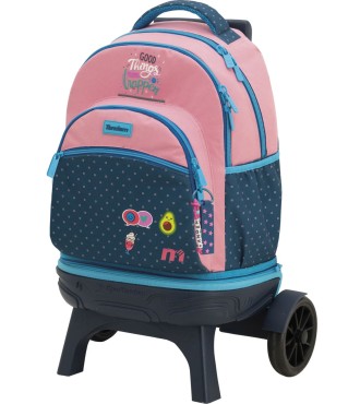 Mochila Carro Fijo Compact Desmontable Ruedas Grandes Tandem Happen