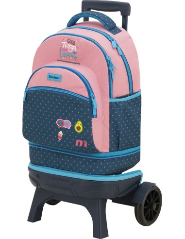 Mochila Carro Fijo Compact Desmontable Ruedas Grandes Tandem Happen