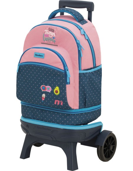 Mochila Carro Fijo Compact Desmontable Ruedas Grandes Tandem Happen