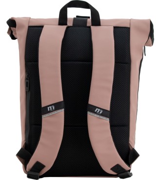 Mochila PlanaTandem City Waterproof Valencia Rosa 2
