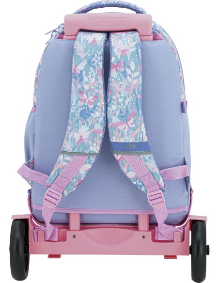 Mochila Carro Fijo Compact Desmontable Ruedas Grandes Tandem Flowfly