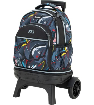 Mochila Carro Fijo Compact Desmontable Ruedas Grandes Tandem Graff