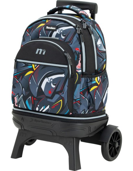 Mochila Carro Fijo Compact Desmontable Ruedas Grandes Tandem Graff