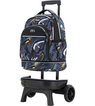 Mochila Carro Fijo Compact Desmontable Ruedas Grandes Tandem Graff 2