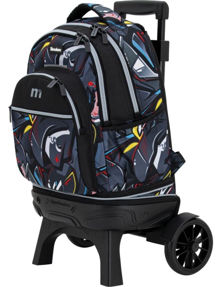 Mochila Carro Fijo Compact Desmontable Ruedas Grandes Tandem Graff