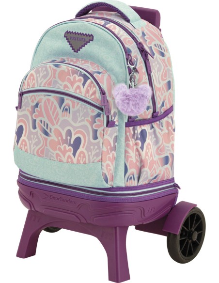 Mochila Carro Fijo Compact Desmontable Ruedas Grandes Tandem Privata Garden