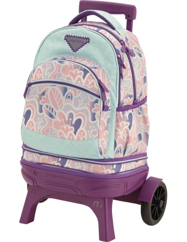 Mochila Carro Fijo Compact Desmontable Ruedas Grandes Tandem Privata Garden