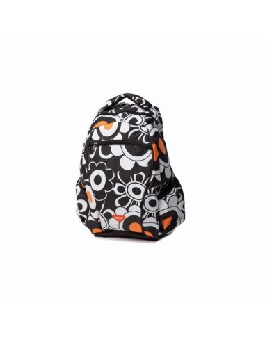 Mochila Privata Flores Naranja