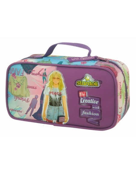 Estuche Rectangular Stardoll Creative Violeta Estuche Rectangular Stardoll Creative Violeta